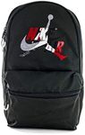 Nike Air Jordan 23 Jersey Backpack Bag, Black/Gym Red, One Size, Nike Air Jordan Jumpman Classics Daypack