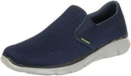 Skechers EQUALIZER - DOUBLE-PLAY Men's Walking Shoe, Navy, 11.5 US