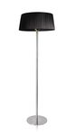 Firefly 2.1KW Freestanding Outdoor Indoor Patio Heater with Black Lampshade, Stainless Steel Stand and Base