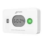 CPVAN Wireless 3-in-1 Carbon Monoxide Detector with Temperature & Humidity, Carbon Monoxide Alarms for Home Safety, CO Alarm with 10 Years Life, EN 50291. 1 Pack