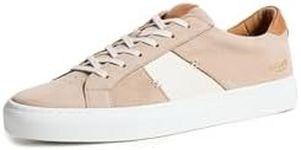 GREATS Men's Royale 2.0 Leather Sneakers, Light Taupe, Tan, 7 Medium US