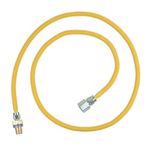 BrassCraft CSSL45R-60 P Safety Plus Gas Appliance Connector with 3/8" OD EFV and 1/2" MIP x 1/2" FIP x 60"