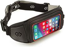 Sporteer Kinetic K1 Running Belt Waist Pack - Compatible with iPhone 16 Pro Max, 16 Plus, 15 Pro Max, 16/15/14 Pro, iPhone 16/15/14, Galaxy S24 Plus, S24 Ultra, S23 Ultra, S23 Plus & More - Fits Cases