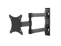 Monoprice Full-Motion Articulating TV Wall Mount Bracket for TVs 13in to 27in - Max Weight 33lbs, VESA Patterns Up to 100x100