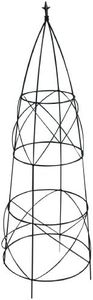 Panacea 89357 Circular Obelisk with Finial, Black, 36-Inch