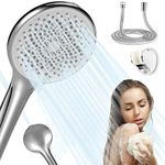 Shower-Head-1.6M-Hose-Handheld-Universal-Adjustable-Holder, BauTangLe 2024 Premium Water Saving Shower Set for Bathroom, Enjoy 3 Spray Setting with Unique Power Wash Mode