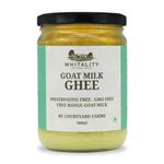 Courtyard Farms Goat Milk Ghee - 100% Natural I Grass Fed I Traditional I 500ml Glass Jar