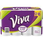 VIVA Paper Towels, White, 88 sheets, 12 roll