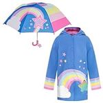 addie & tate Rainbow Rain Coats for