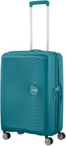 American Tourister Soundbox Medium Suitcase 67cm – Jade Green, 4-Wheel, Expandable, TSA Lock
