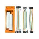 Techleads 840 Points Breadboard With Jumper Wires Set (60 Pcs)
