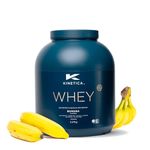 Kinetica Banana Whey Protein Powder | 2.27kg | 23g Protein per Serving | 75 Servings | Sourced from EU Grass-Fed Cows | Superior Mixability & Taste