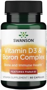 Swanson Vitamin D & Boron 60 Capsules