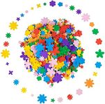 700 Piece Foam Stickers, Self Adhesive Flower Shapes in Assorted Colors for DIY Arts and Crafts, Craft Time Activities, Creative Decorations (0.7 x 2 Inch)