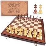 AMEROUS 20'' x 20'' Wooden Chess Se