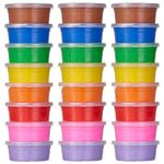 THE TWIDDLERS - 24 Pack Colourful Bouncing Slime Putty Tubs, Perfect Slime Party Bag Fillers for Kids, Bouncy Fidget Toys