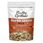 Nutty Gritties Premium Super Seed Trail Mix 200g - 6 Super Seed in 1 Mix |Roasted Unsalted Mix Seeds - Flax, Chia, Sesame, Sunflower, Watermelon, Pumpkin Seeds, Mixed Seeds for Eating