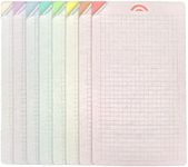 Atelier das Festeiras ColorUp 3D Double Sided Adhesive Coloured Foam Squares - 5X5 mm Squares - 8 Sheets - Pastel Rainbow Colours