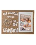 Ylu Yni Grandma Gifts Picture Frame for Grandmother from Granddaughter/Grandson, Rustic Wood Frame, Mother’s Day Gifts, Birthday Gifts, for 4x6 Inches Photo