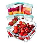 YEBODA Glass Food Storage Container
