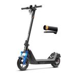 NIU KQi 300P Electric Scooter Adult, All-Terrain Suspension E Scooter, 48km Long Range, Max Speed 32km/h, 900W Peak Motor, APP Control, Shock Absorption, 4 Speed Adjustable Foldable E-Scooter, Gray