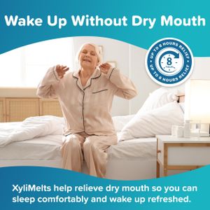 OraCoat XyliMelts Mild Mint Discs, 40-Count – Fast-Acting Dry Mouth Relief