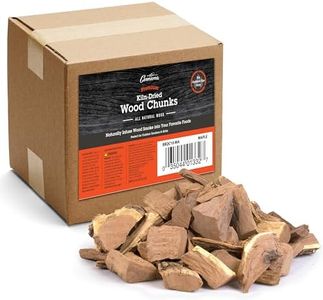 Camerons Products Smoking Wood Chunks (Maple) 840 cu. in. (0.013m³) - Kiln Dried BBQ Large Cut Chips- All Natural Barbecue Smoker Chunks- 10 Pound Bag (May Receive in Box or Bag)