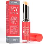 VELAMO ADVANCED Retinol Eye Stick: Retinol Eye Cream for Dark Circles and Puffiness with 1% Bakuchiol - Visibly Reduces Fine Lines Wrinkles Under Eye Bags 3g