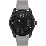 Movado 3600695 Men's Trend Black Dial Grey Strap Quartz Watch