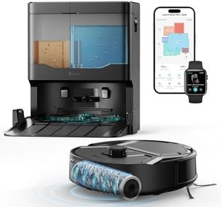 Lefant M210 Pro Omni Robot Vacuum and Mop with Roller Mop, 20,000Pa Suction, Real-Time Self-Cleaning Dock, dToF LiDAR Mapping, PSD Obstacle Avoidance, Carpet Detection, Pet Hair, 2.4G/ 5G WiFi, Alexa