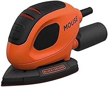 BLACK+DECKER Mouse Detail Sander, 55W, 240V, Corded, Includes 6 Sanding Sheets, BEW230-GB