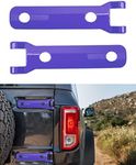 Tailgate Hinge Cover Trim for Ford Bronco 2 Door 4 Door 2021 2022 Rear Door Hinge Liftgate Trim Exterior Decoration Accessories Spare Tire Hinge Bracket Cover, 1 Pair Purple