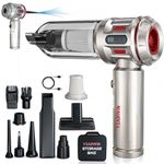 Cordless Vacuum Cleaner for Car, Home, Office | 4 in 1 Vacuum | 18000Pa Suction, BLDC Motor | 6000mAh Rechargeable | Vacuum, Blower | 3 Modes | 10 Attachments with Bag | 2 Year Warranty