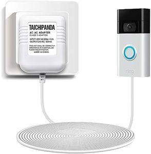 TAICHIPANDA 24 Volt Transformer, C Wire Adapter for Nest Honeywell Ecobee and Sensi Thermosta Doorbell Transformer for Nest Hello Doorbell and Any Doorbells Require 24V Power Supply