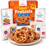 Pretzel Making Kit - Real Cooking Set for Kids Ages 5-12+ with Recipe and Ingredients - Kids Baking Set for Girls & Boys - Great Gift for Family Bonding