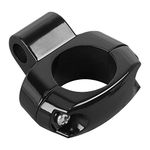 YDLMT Motorcycle 1" Black Handlebar Universal Mirror Mount Holder Clamp Adaptor for Harley Touring Electra Road Street Glide Dyna