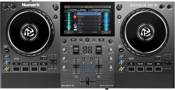 Numark Mixstream Pro Go DJ Controller – Portable Standalone Mixer