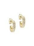 Ted Baker Women's Crystal Seenita Nano Hoop Huggie Earrings (Gold-Tone Plated)