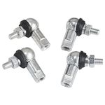 4 Pcs Angle Linkage Ball Joint Kit Gear Linkage Replacements L Shape Ball Joint Rod End Bearing Threaded Rod End Bearing Joint Bearing
