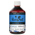 Pooch & Mutt - Natural Salmon Oil Supplement for Dogs and Cats (Rich in Omega 3, 6 and 9), 500ml