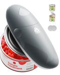 Electric Can Opener, Electric Tin Openers for Arthritic Hands & Elderly, One Touch Automatic Can Opener No Sharp Edges and Can Be Easily Opened for Kitchen, Food-Safe, Hands-Free, Battery Operated