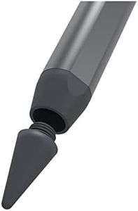 ZAGG Pro Stylus Replacement Tips - 4 Pack - Easy Screw-On Design for Precise, Tilt-Sensitive Drawing and Note-Taking - Compatible with iPad, iPad Pro, iPad Air, and More, Black