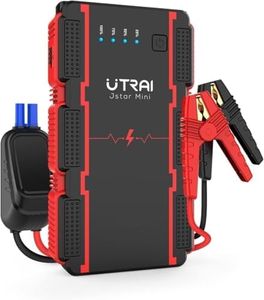 Car Battery Booster Jump Starter Power Pack,UTRAI 4000A Portable Car Jump Starter Power Bank for 12V Vehicles Motorcycle,with LCD Screen/LED Flashlight/QC3.0 (Up to 9L Gas/8.5LDiese)