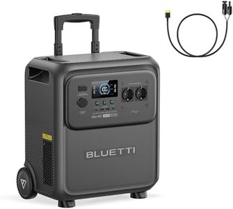 BLUETTI Elite 400 Tragbare Powerstation, 3840Wh Akku mit 2600W AC Ausgängen (3900W Power Lifting), Solargenerator mit hoher Kapazität und Rollen für Zuhause, Notstrom & RV (Inkl. Solarladekabel)