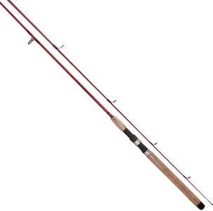 Tica USA KLEC76UL2S Kokanee Spinning Glass Fishing Rod (2-Piece), Raspberry, 7-Feet/6-Inch/Ultra-Light