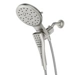 Moen Verso Chrome Rain Shower Head and Detachable Handshower Combination with Infiniti Dial and Magnetix Docking System, 60" Hose, 220C2