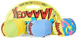 YEOWWW My Cats Balls Cat Toy, Pack of 3, assorted