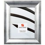 Craig Frames Verandah 212, 4x6 Picture Frame, Torino Vintage Silver