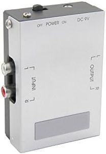 AV:LINK Silver Turntable Pre-Amplifier with RCA Connectivity