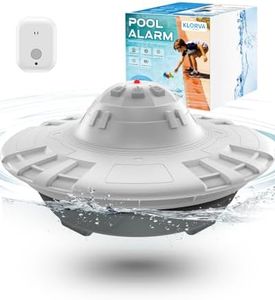Pool Alarm for Inground & Above Ground Pools,Adjustable Sensitivity Water Detection Alarms Covers 20x40ft,85dB+ Safety Alert for Kids,Pets & Accidental Entry,Weatherproof UV&Corrosion Resistant WH&GR